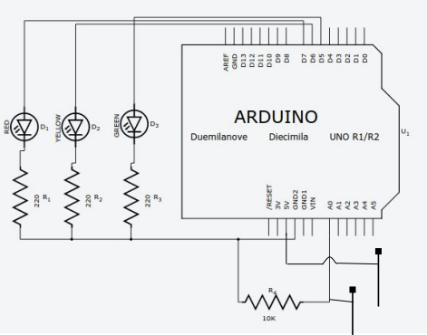 Schéma electrique sonde