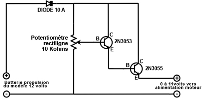 Schema electrique pour variateur de vitesse