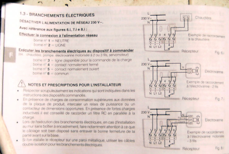 Schema electrique chaudiere geminox