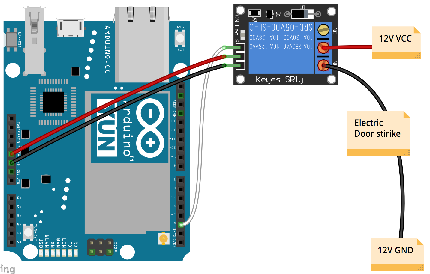 Schema electrique fritzing