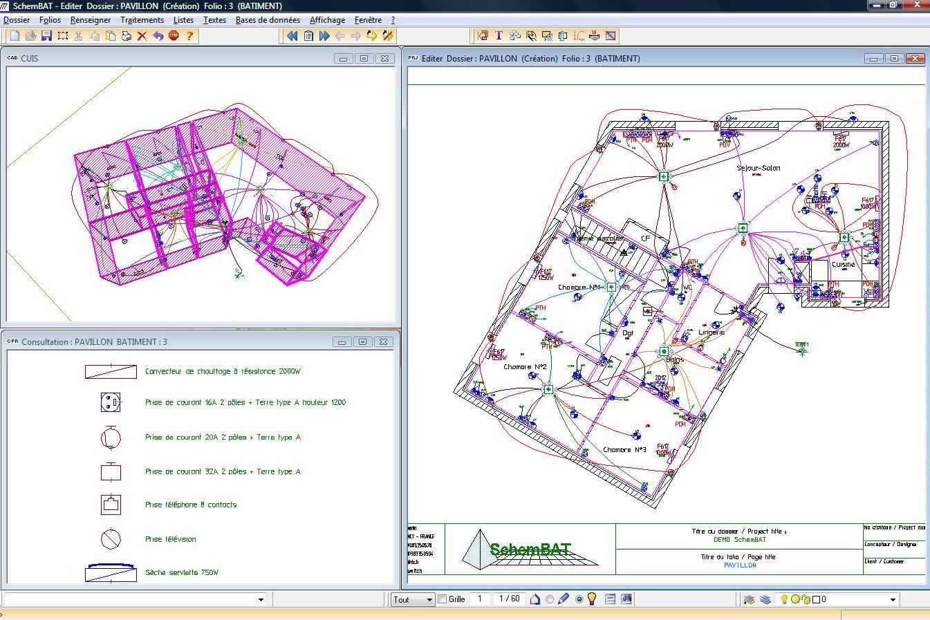Schema electrique 3 interrupteurs va et vient