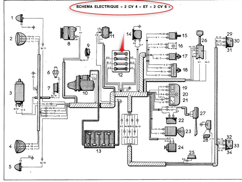 Schema electrique maison prise de courant