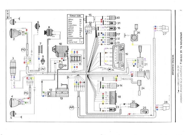 2cv schema electrique