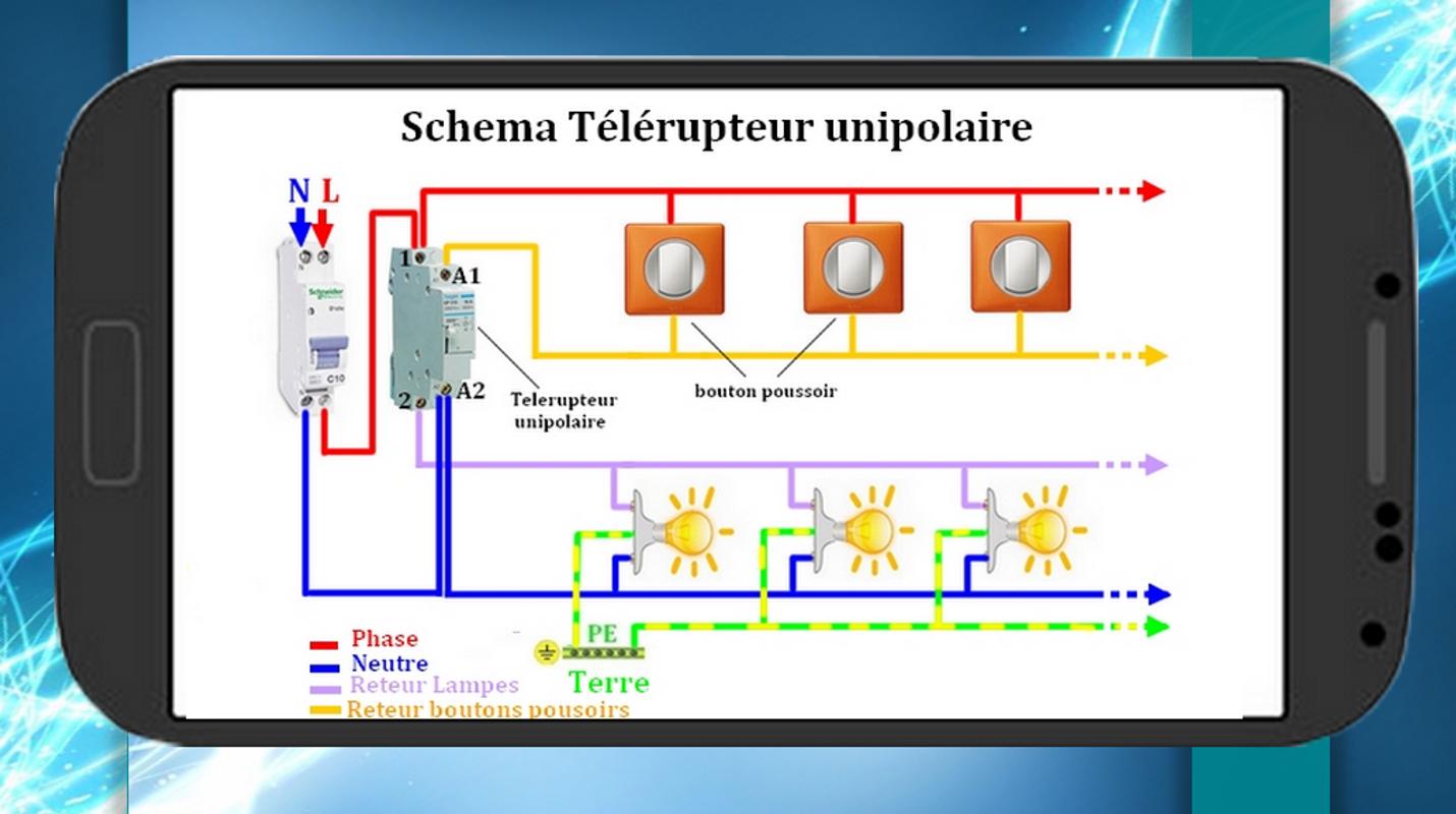 Schema electrique maison android