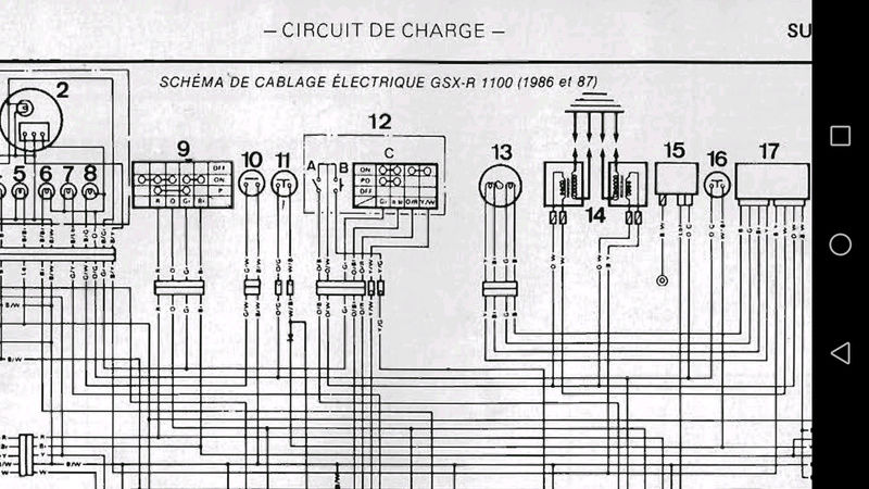 Schema electrique gsxr 750