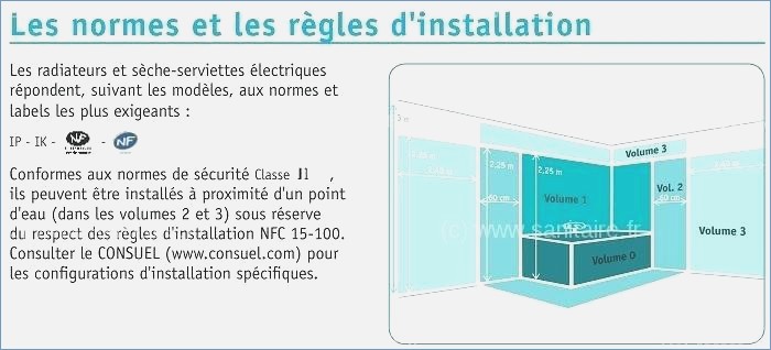 Norme electrique seche serviette