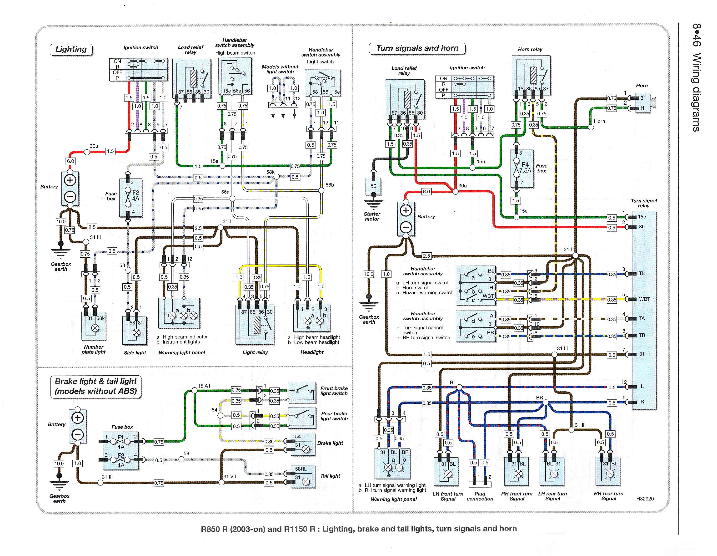Schema electrique r1150r