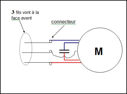 Schema electrique moteur monophase avec condensateur