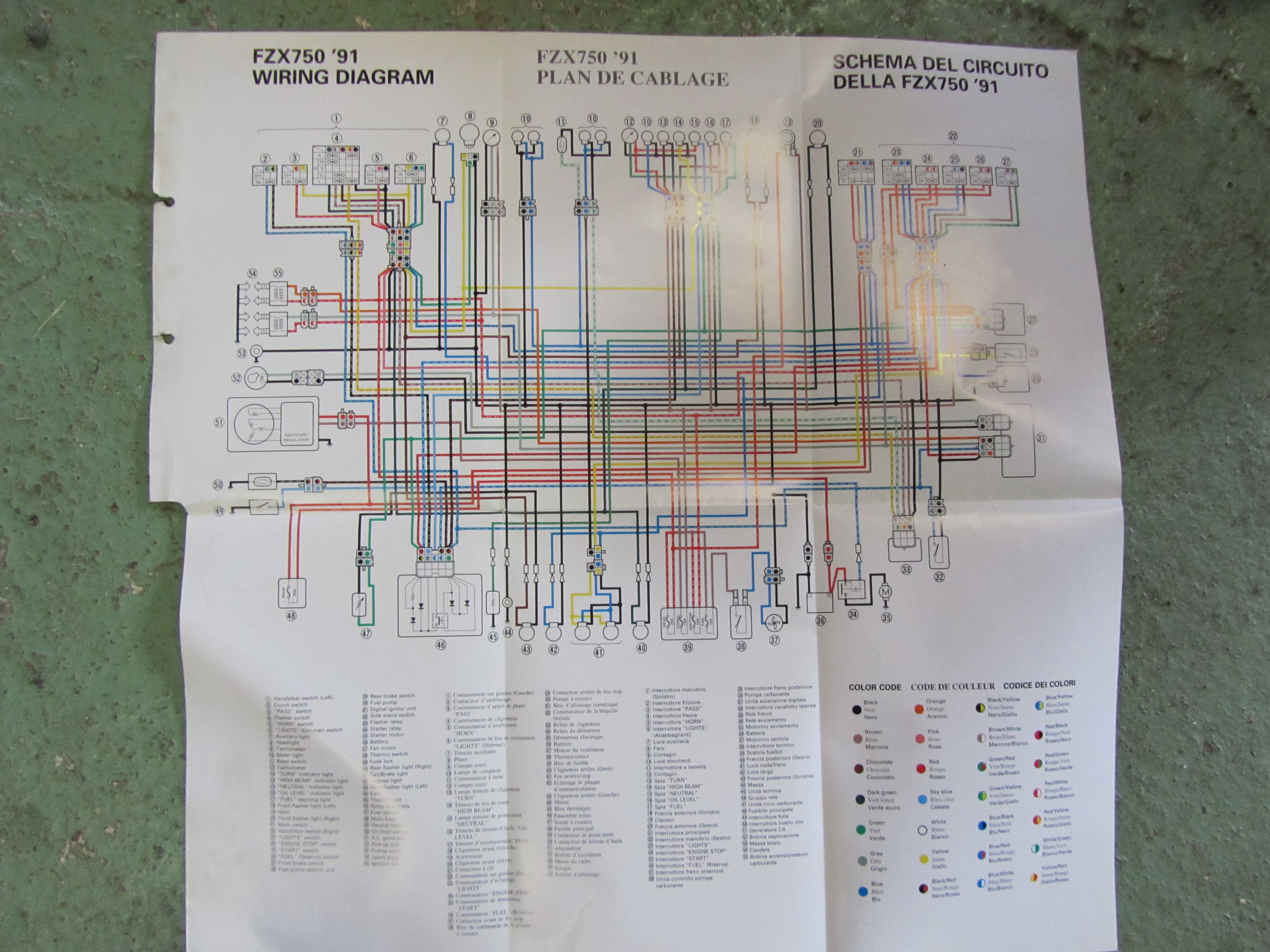 Schema electrique 600 xt