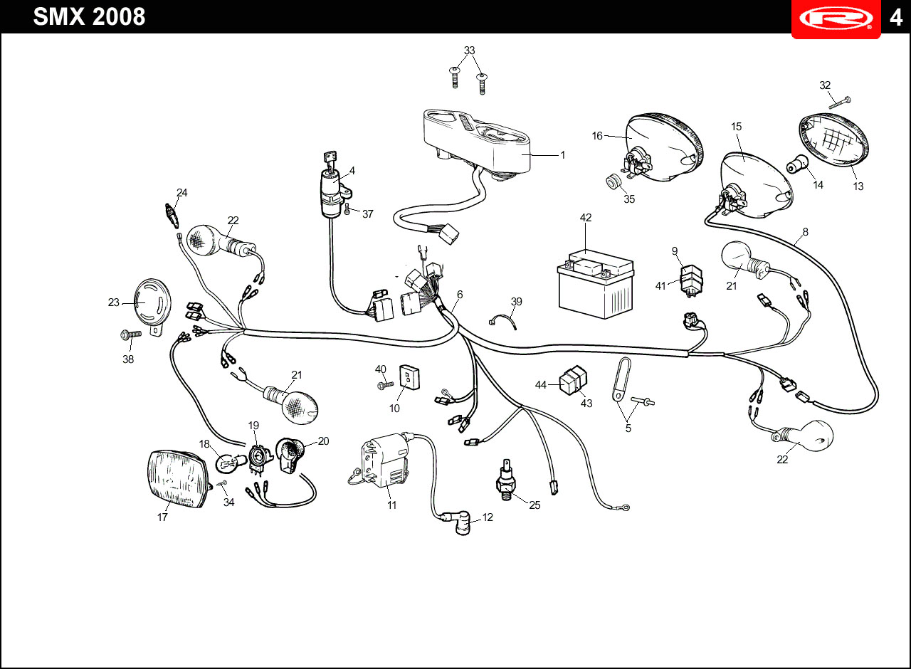 Schema electrique rieju rs1