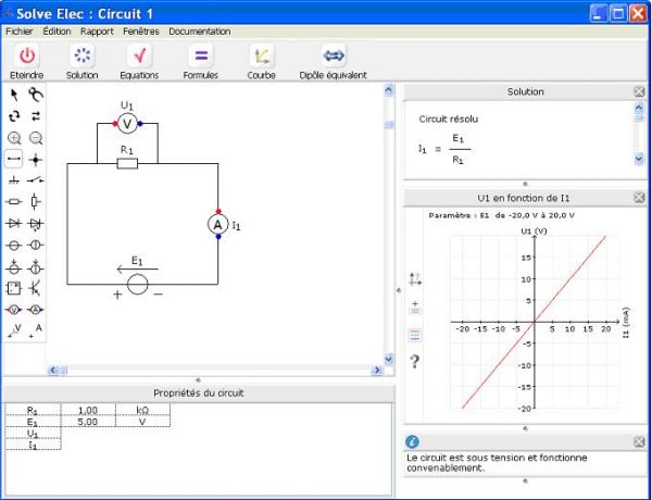 Simulation schéma électrique