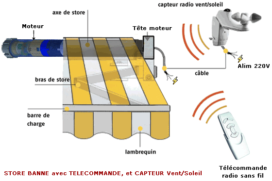 Schema electrique store