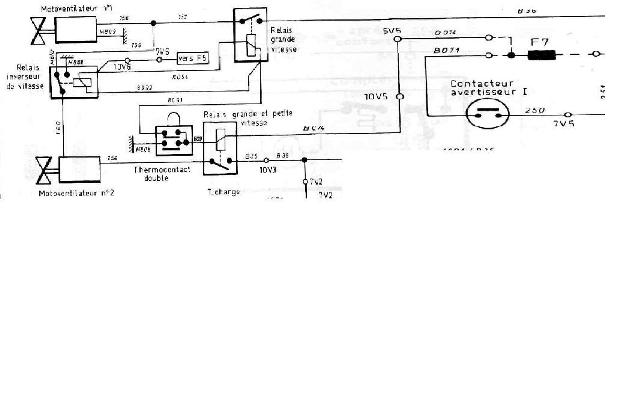 Schema electrique motoventilateur 306