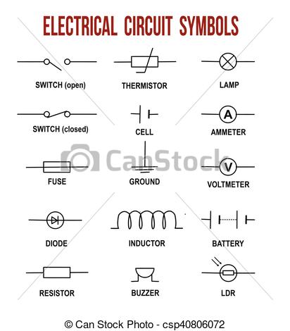 Icone schéma électrique