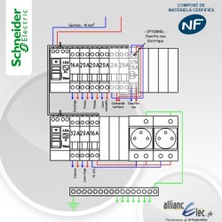 Schema electrique sonnette schneider