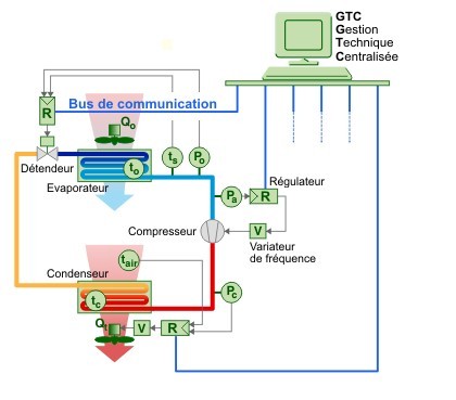 Schema electrique vitrine frigorifique