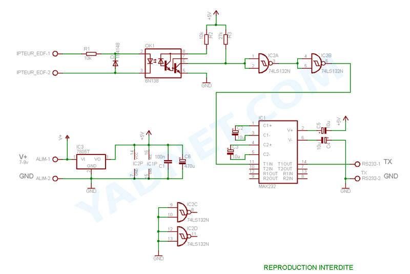 Schema electrique compteur electronique edf