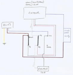 Schema electrique compresseur d'air