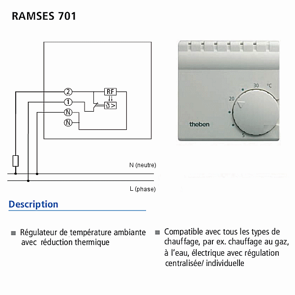 Schema electrique thermostat chaudiere