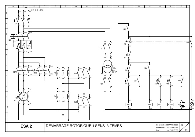 Schema electrique moteur asynchrone 2 vitesses