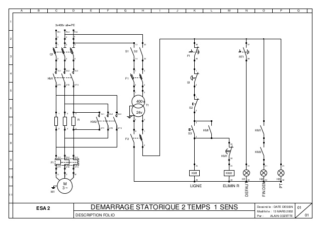 Schema electrique moteur 3 phase