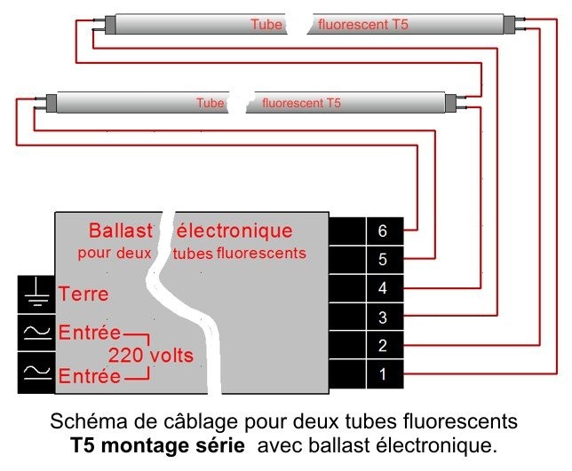 Schema electrique tube neon