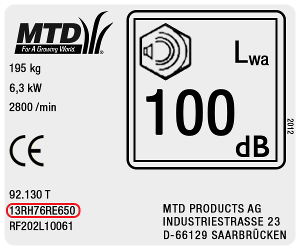 Schema electrique mtd rh 115