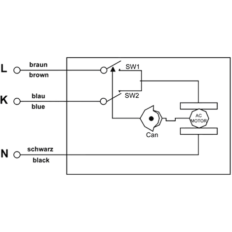 Vanne 3 voies motorisée schema electrique