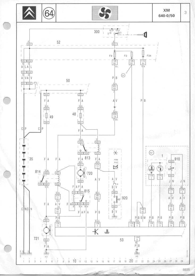 Schema electrique xm