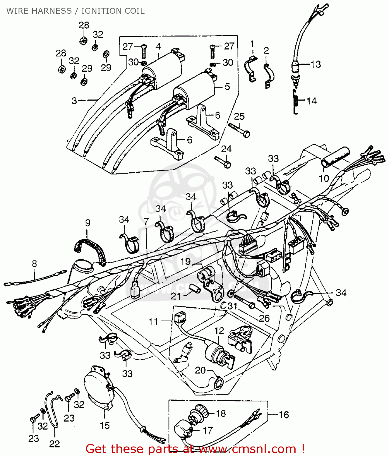 Schema electrique 750 four