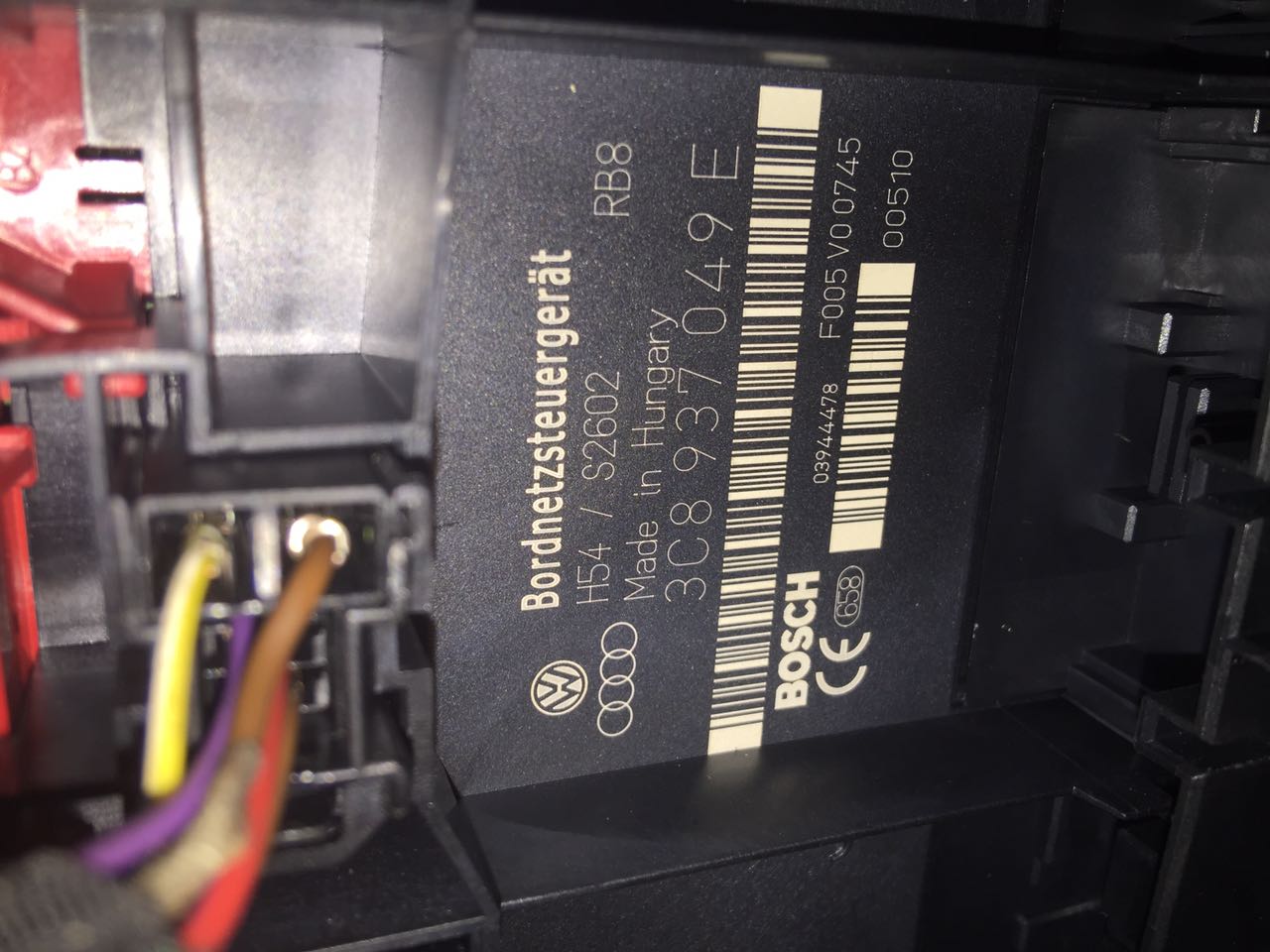 Schema electrique passat cc