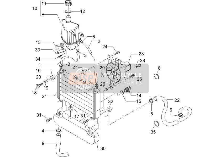 Piaggio 125 x9 evolution schema electrique