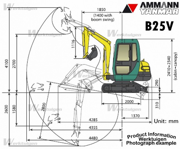 Schema electrique yanmar b25v