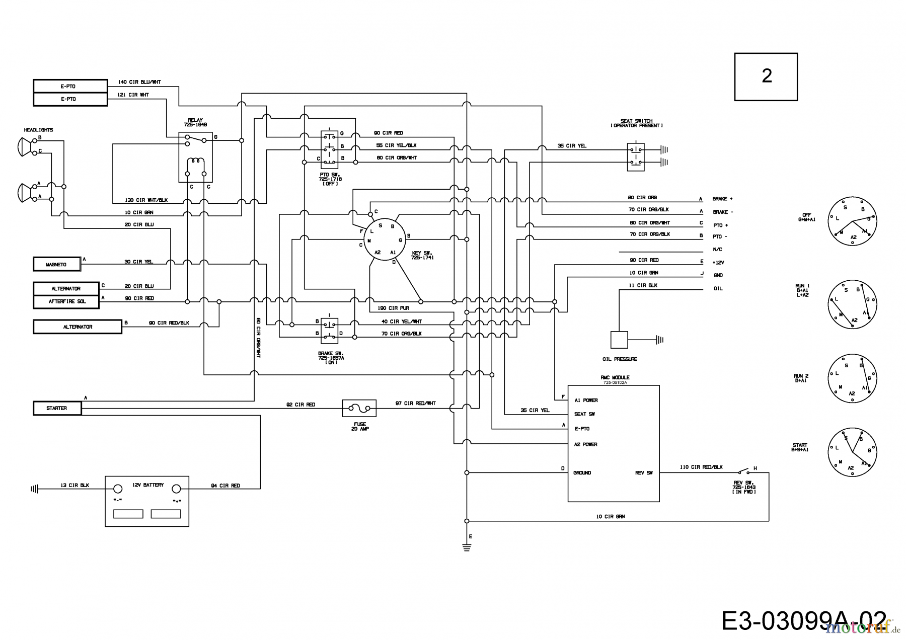 Schema electrique massey ferguson 140 super