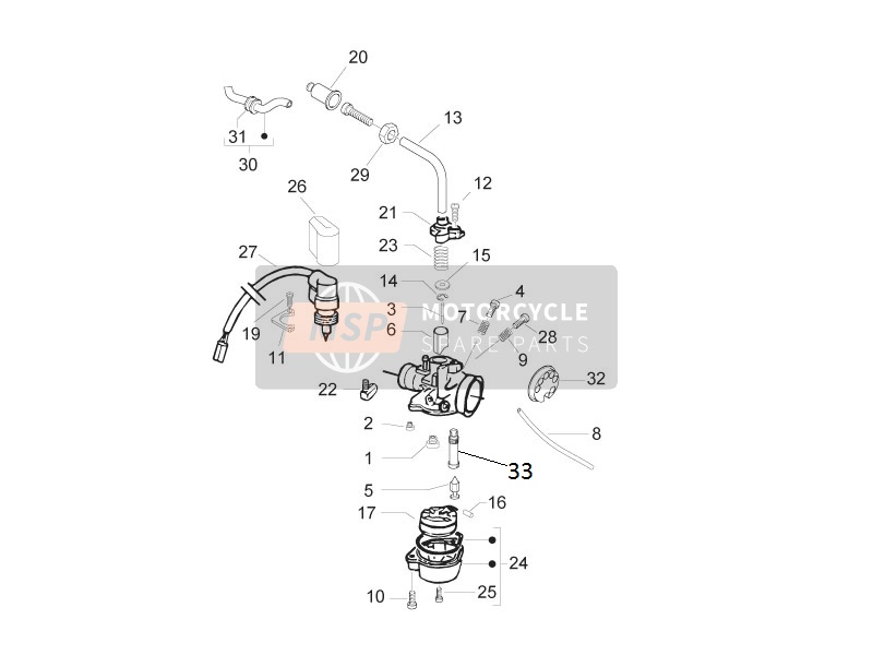 Schema electrique piaggio fly 50 2t