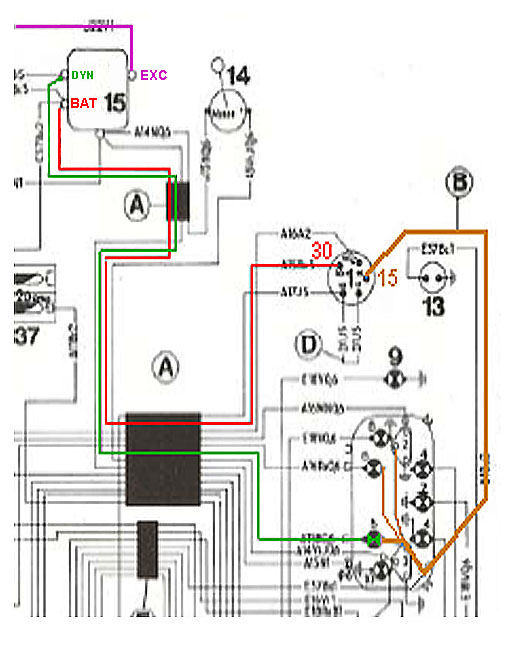 Schema electrique renault d35