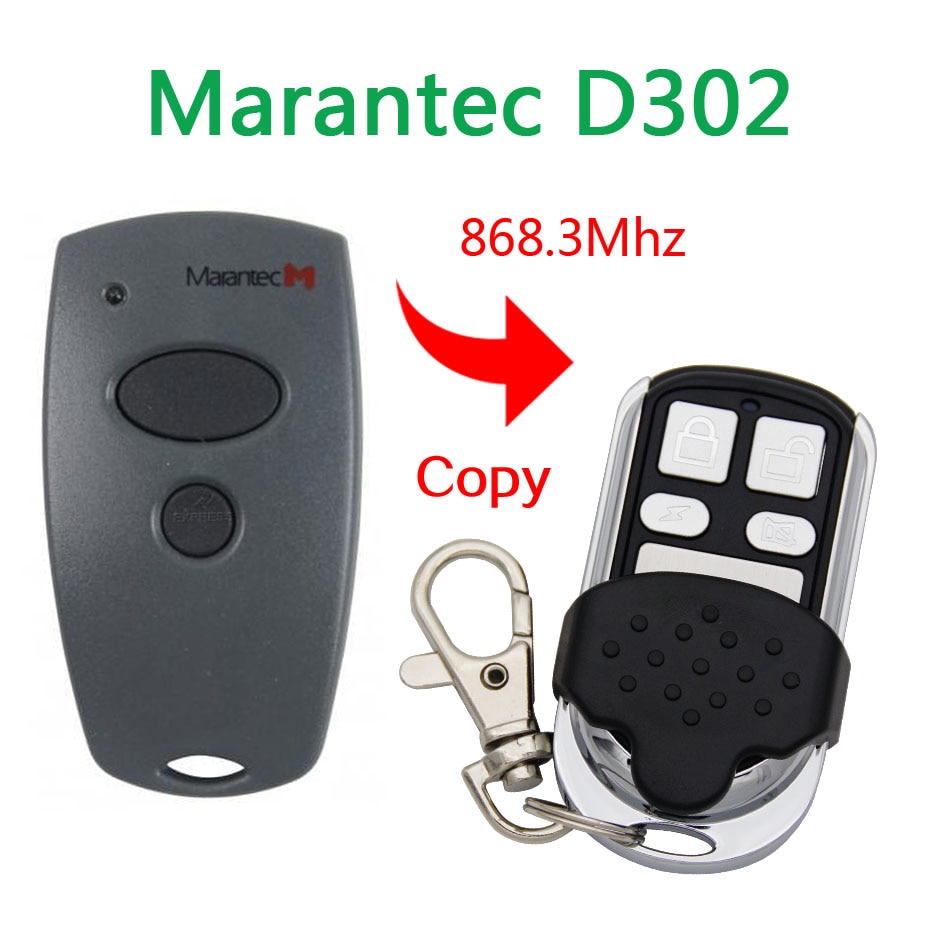Telecommande porte de garage universelle 868
