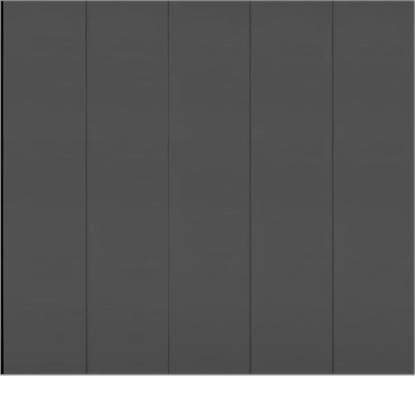 Porte de garage coulissante gris 7016