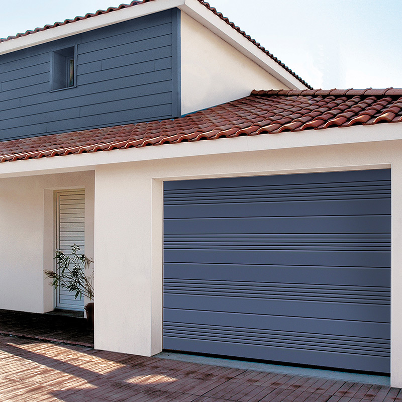 Porte de garage sectionnelle double paroi