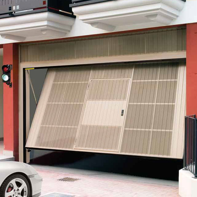 Porte de garage basculante acier galvanisé