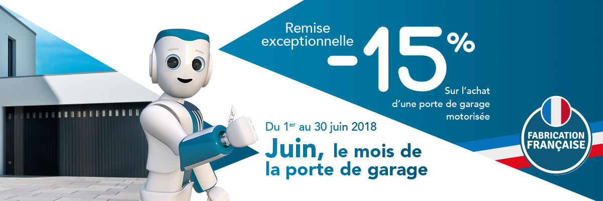 Promotion porte de garage
