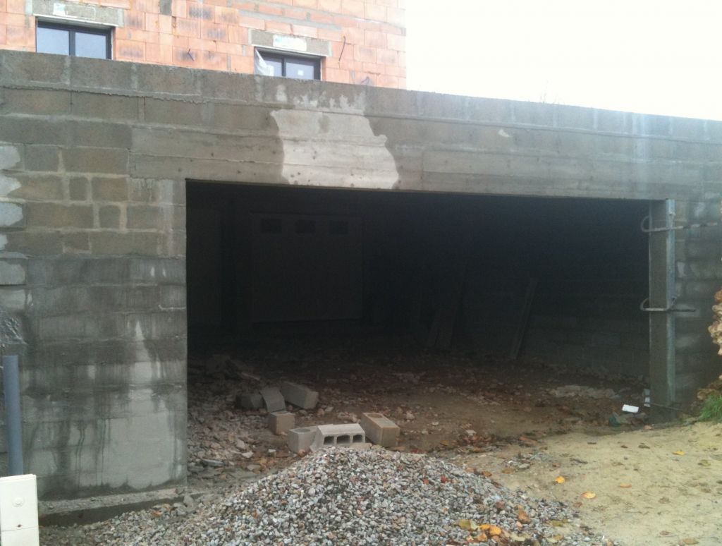 Linteau porte de garage 4m