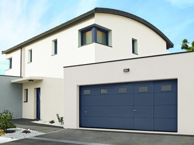 Porte de garage pliante horizontale