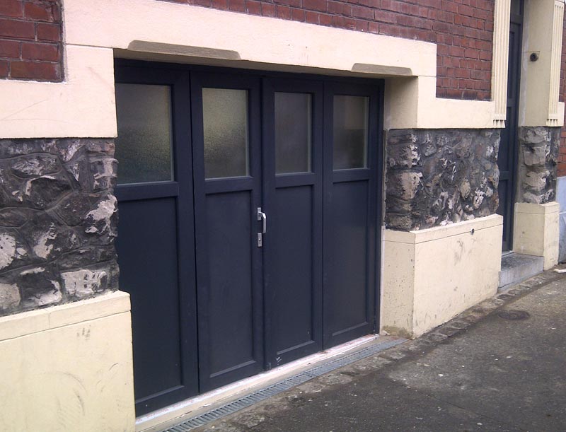 Fenêtre porte de garage