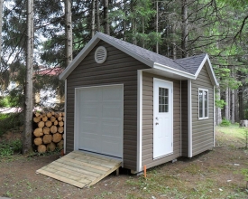 Porte de garage pour remise
