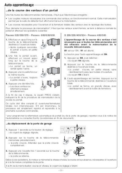 Voyant ouverture porte de garage