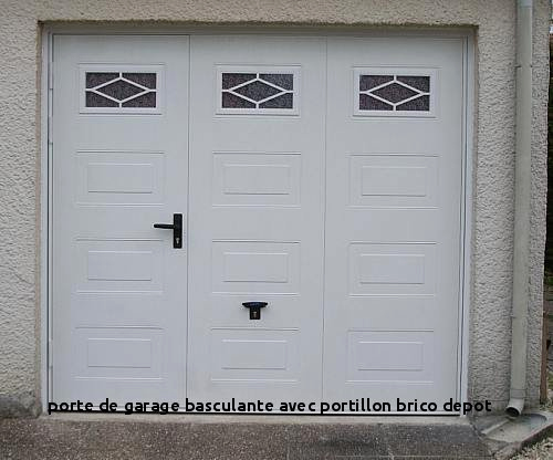 Porte de garage avec portillon occasion