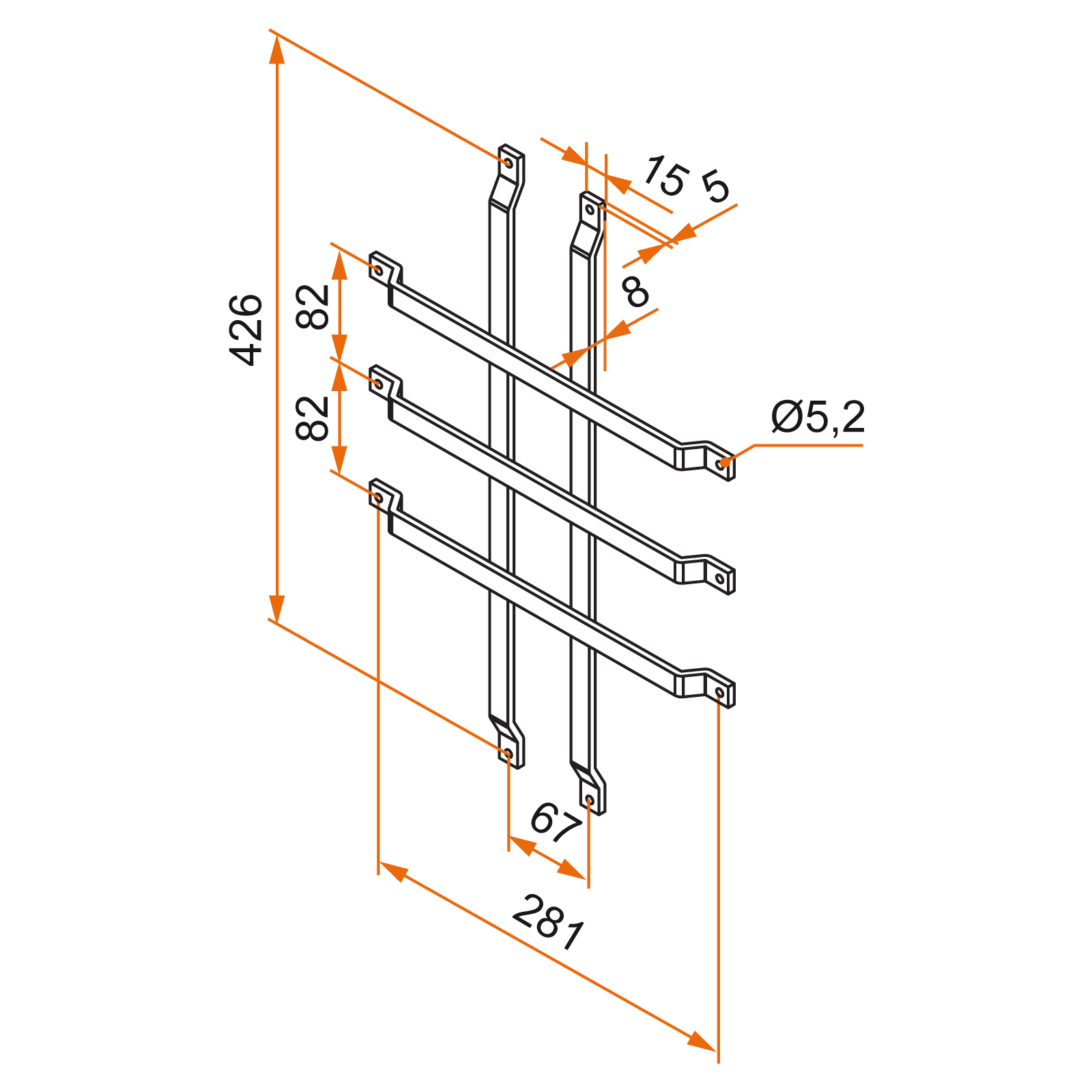 Grille de protection pour porte de garage