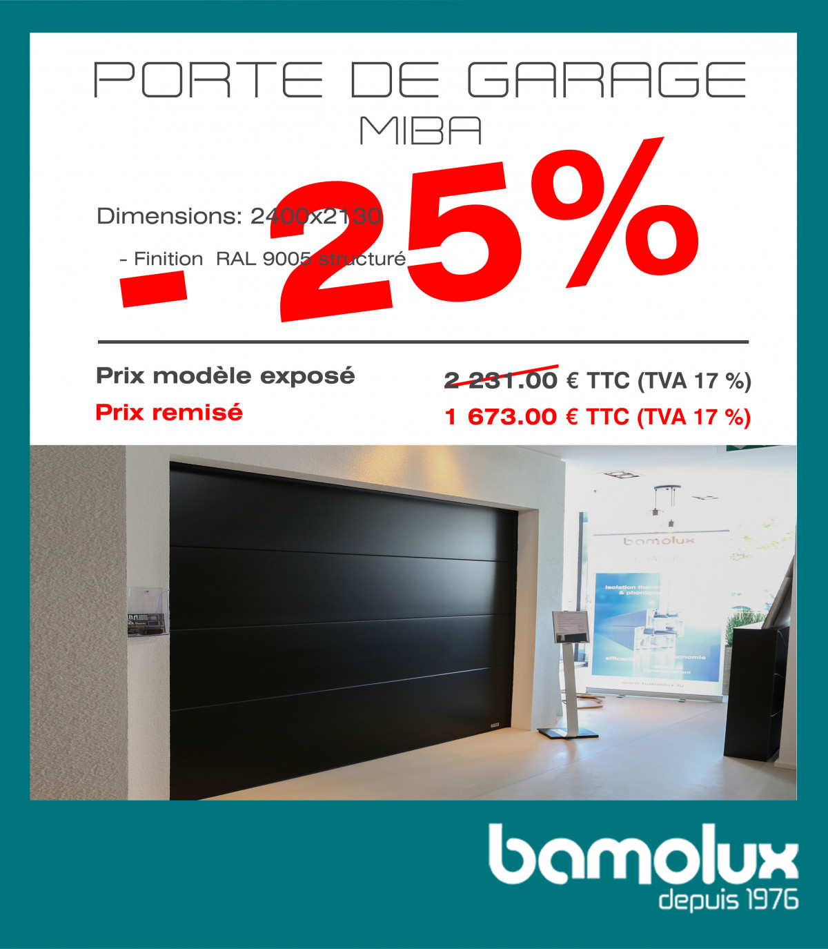 Destockage porte de garage