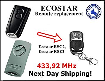Telecommande porte de garage ecostar